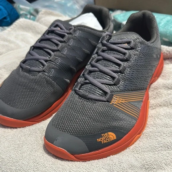 The North Face Gray and Orange Sneakers The North Face Womens Ultra Gore Tex Gray/Orange Casual  main image 2